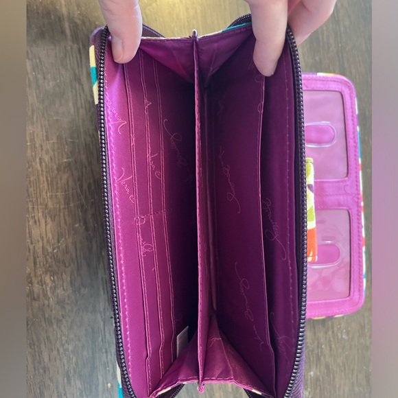 Vera Bradley Turnlock Wallet in Plum Crazy - Picture 4 of 4